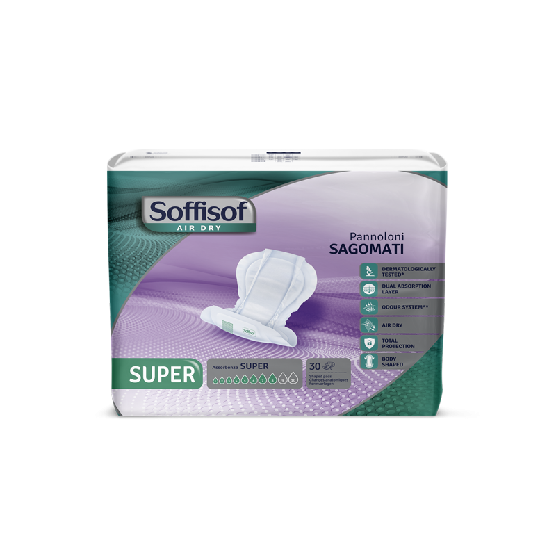 Soffisof Air Dry Super | Inkontinensskydd