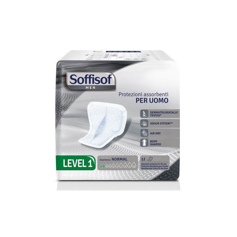 Soffisof Man Level 1 | Inkontinensskydd - 12 st/förp