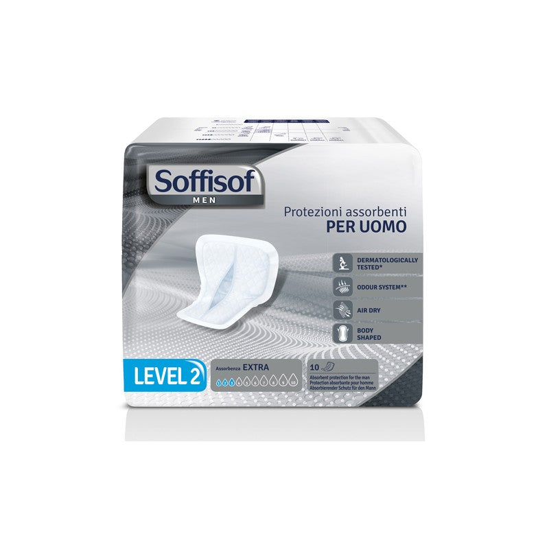 Soffisof Man Level 2 | Inkontinensskydd - 10 st/förp